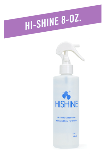 Hi‑Shine 8 oz Spray – Balloon Shine Bottle with Sprayer