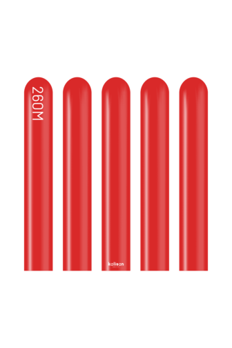 260K Kalisan Standard Red Latex Balloons Latex Balloons 50ct
