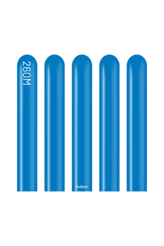 260K Kalisan Standard Blue Latex Balloons 50ct