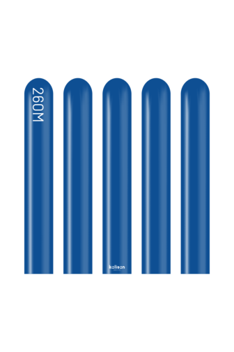 260K Kalisan Standard Dark Blue Latex Balloons 50ct