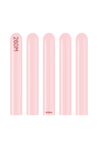260K Kalisan Macaron Pink Latex Balloons 50ct