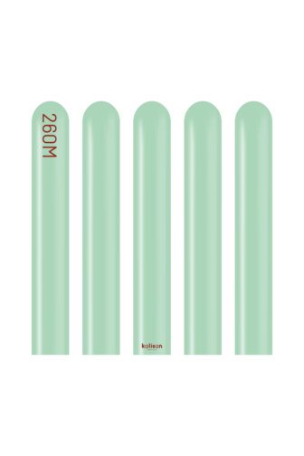 260K Kalisan Macaron Green Latex Balloons 50ct