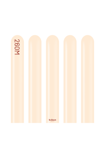 260K Kalisan Macaron Salmon Latex Balloons 50ct