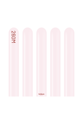 260K Kalisan Macaron Pale Pink Latex Balloons 50ct