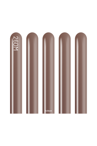 260K Kalisan Mirror Chocolate Latex Balloons 50ct