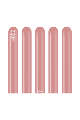 260K Kalisan Retro Rosewood Latex Balloons 50ct