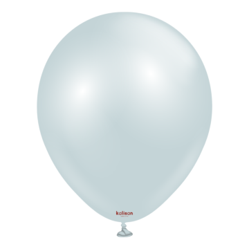 12 inch Kalisan Latex Balloons Aura Ice Blue 50ct