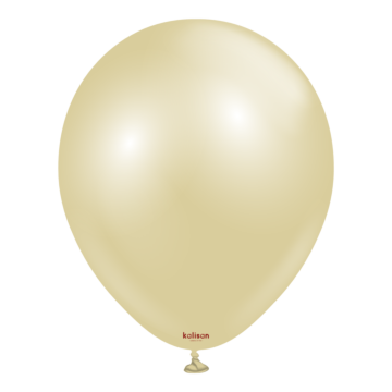 18 inch Kalisan Latex Balloons Aura Antique Gold  25ct