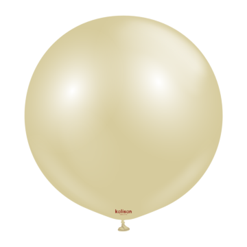 24 inch Kalisan Latex Balloons Aura Antique Gold 2ct