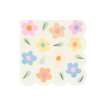Happy Flowers Large Napkins