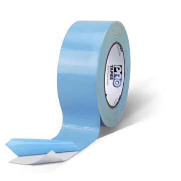 Pro 500B 2" x 25yd Double-Coated Cloth Tape, Blue Liner