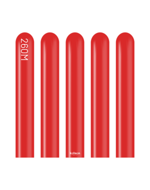 260K Kalisan Standard Red Latex Balloons Latex Balloons 50ct