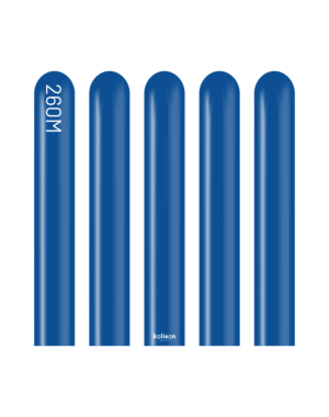 260K Kalisan Standard Dark Blue Latex Balloons 50ct