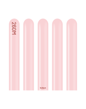 260K Kalisan Macaron Pink Latex Balloons 50ct