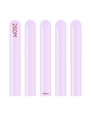 260K Kalisan Macaron Lilac Latex Balloons 50ct