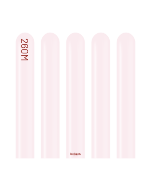 260K Kalisan Macaron Pale Pink Latex Balloons 50ct