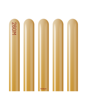260K Kalisan Mirror Gold Latex Balloons 50ct