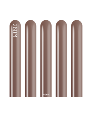 260K Kalisan Mirror Chocolate Latex Balloons 50ct