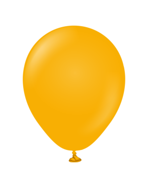 5" Kalisan Standard Amber Latex Balloons 100ct
