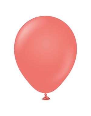 5" Kalisan Standard Coral Latex Balloons 100ct