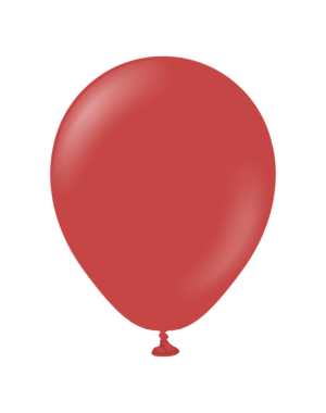 5" Kalisan Standard Deep Red Latex Balloons 100ct