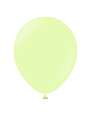 12" Kalisan Macaron Pistachio Latex Balloons 100ct