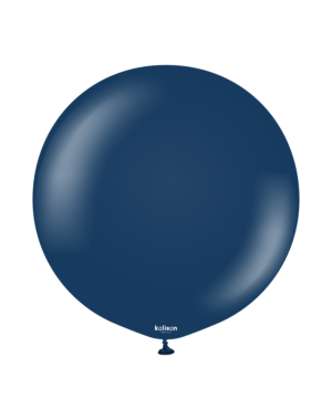 24" Kalisan Standard Navy Latex Balloons 2ct