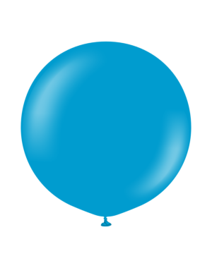 24" Kalisan Standard Caribbean Blue Latex Balloons 2ct