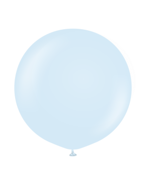 24" Kalisan Macaron Baby Blue Latex Balloons 2ct