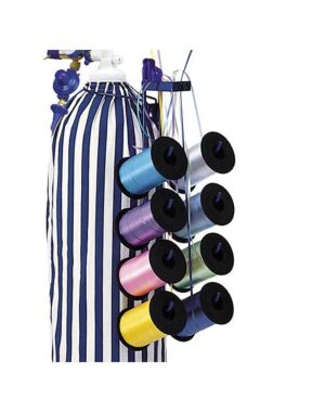 8-Spool Ribbon Dispenser for Balloons