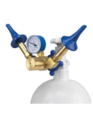 Dual Helium Balloon Inflator with Speed Valve